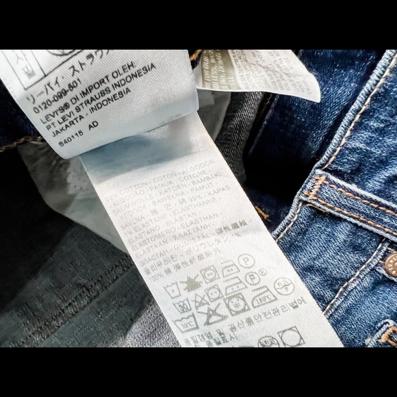 Levi’s 515 Dark Wash 10” Hi-Rise Bootcut Jeans Size 32 - Picture 9 of 10